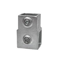 Buiskoppeling Kort T-stuk - vierkant - 40 mm